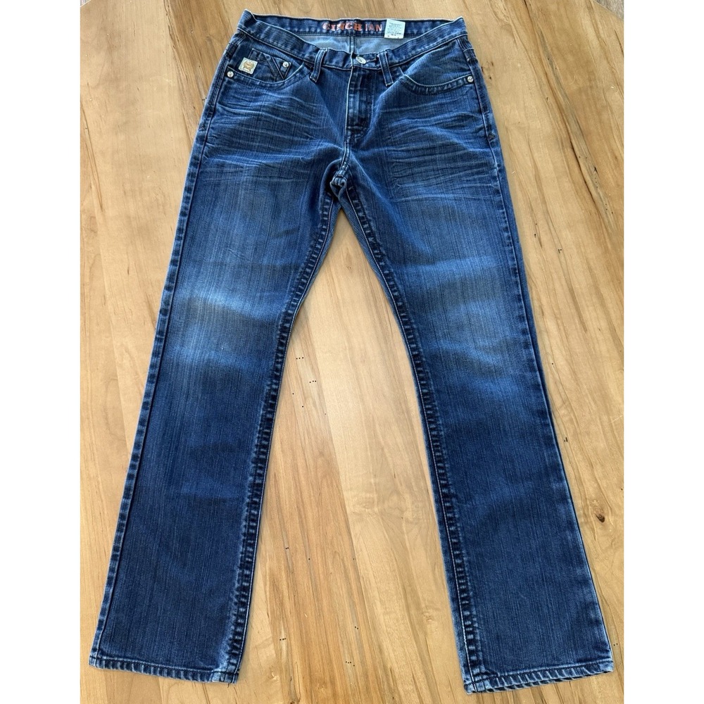 Cinch Ian Bootcut Jeans Men's 32x34 Dark Wash Blue Denim Dark Wash MB60736001